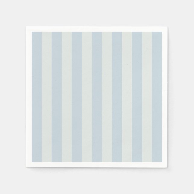 Light Blue Stripes Napkin (Front)