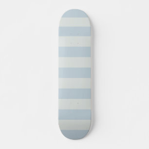 Light Blue Stripes Skateboard