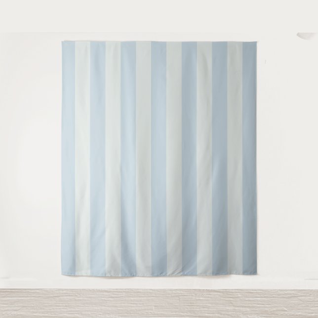 Light Blue Stripes Tapestry (Front)