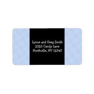 Light Blue Textured Background Label