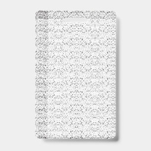 Light-blue textured pattern with small, repeating ID badge