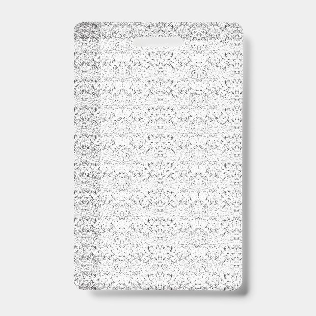 Light-blue textured pattern with small, repeating  ID badge (Front)