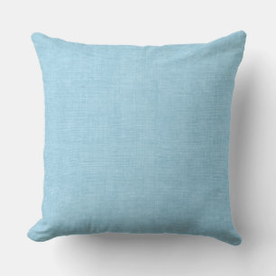 Light Blue Throw Pillow