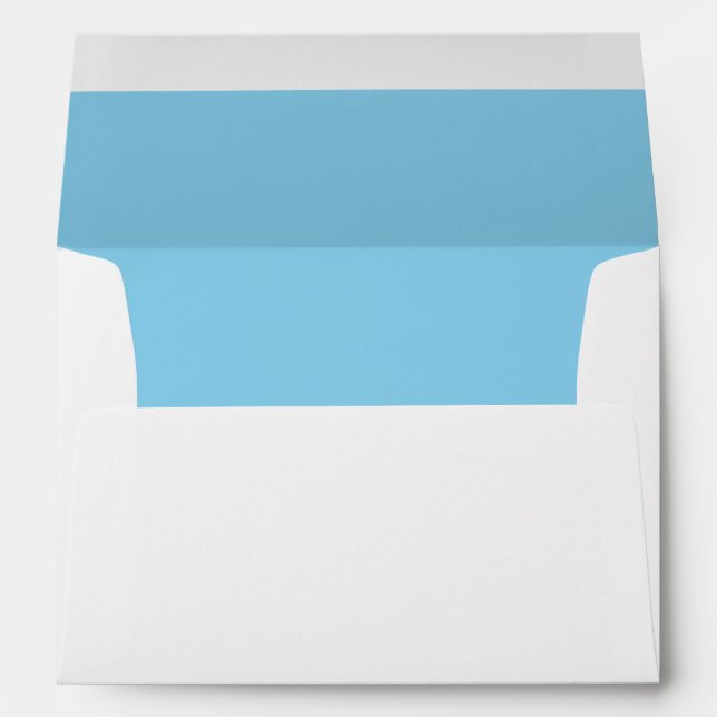 Light Blue Trim - Envelope (Back (Bottom))