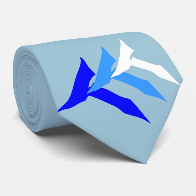LIGHT BLUE TRUTH TIE (Rolled)