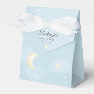 Light Blue Twinkle Little Star Sky Baby Shower Favour Box