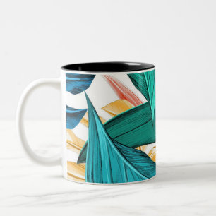 Light blue Two-Tone coffee mug