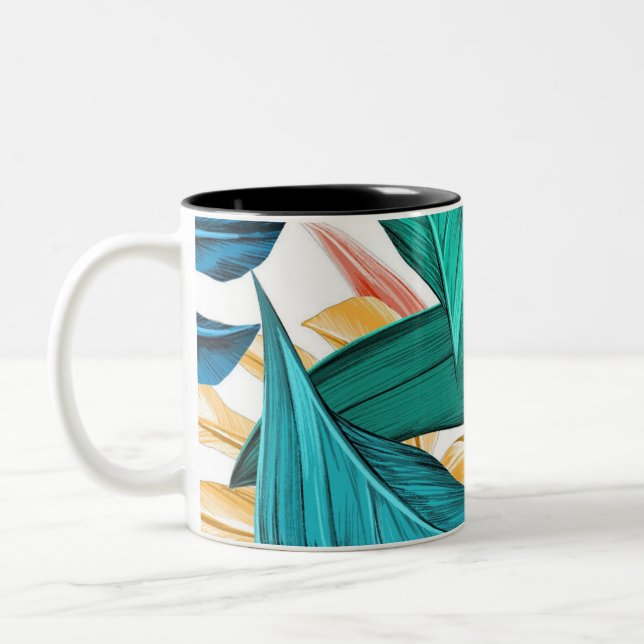 Light blue   Two-Tone coffee mug (Left)
