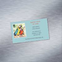 Light Blue Veterinary/ Animal Pet Store Parrots