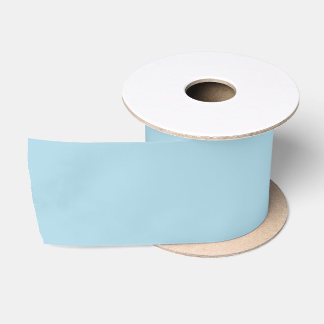 Light Blue Wide Satin Ribbon (Spool)