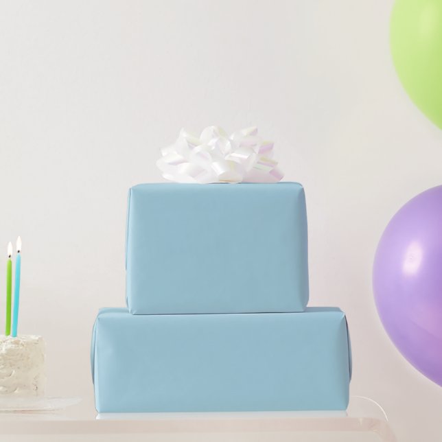 Light Blue Wrapping Paper (Party Gifts)