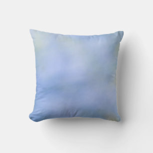 Light Blue Yellow Abstract Nature Outdoors Cushion