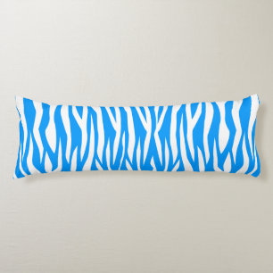 Light Blue Zebra Print Body Cushion