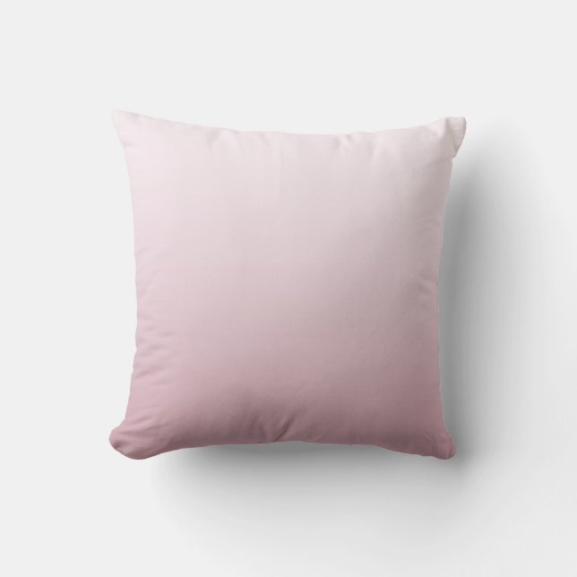 Light Blush Pink Dipped Modern Trendy Decor Cushion (Front)