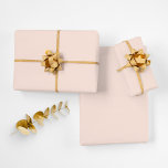 Light Blush Pink Solid Colour F8E3DA Wrapping Paper Sheet<br><div class="desc">This colour complements Bohemian pastel colours such as cream,  blush,  beige,  and brown tones. The colour hex code is F8E3DA. See our collection for more great boho gift-wrapping ideas. Light Blush Pink Solid Colour F8E3DA Wrapping Paper Sheets.</div>