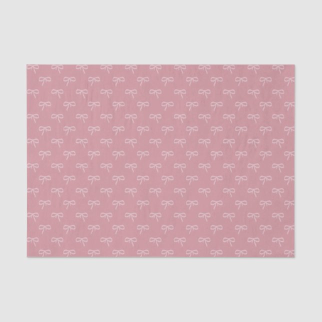 Light bows on soft pink background tissue paper (Front)