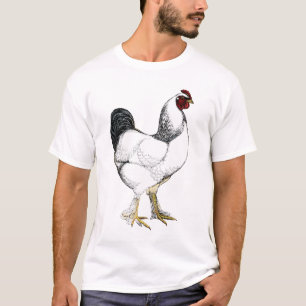 Light Brahma Rooster Poultry Farmer Chicken Chef T-Shirt