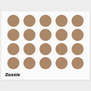 Light Brown #A57C55, Grey Olive Sticker