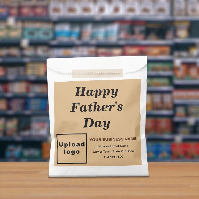 Light Brown Business Brand Father’s Day Paper Bag (Creator Uploaded)