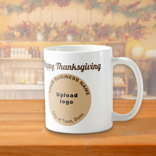 Light Brown Business Brand   Thanksgiving   Mug