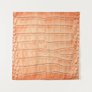 Light brown crocodile leather texture tapestry