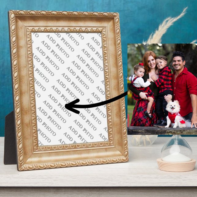 Light Brown Friendship Wood Frame Pic Photo Plaque (Light Brown Friendship Wood Frame Pic Photo Plaque)