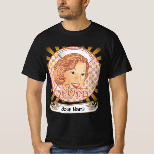 Light Brown Hair Nurse T-Shirt