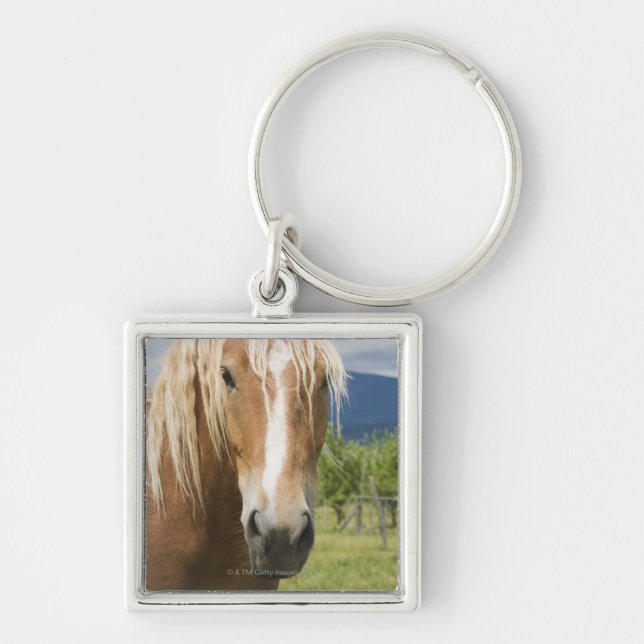 Light Brown Horse Key Ring (Front)