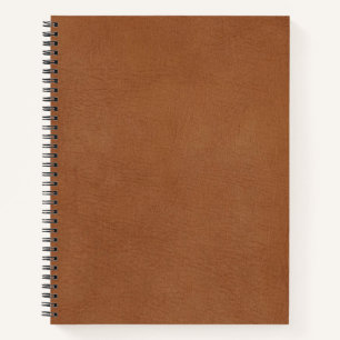 Light Brown Leather's Digital Print Notebook
