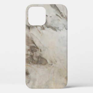 Light brown marble stone texture background.abstra iPhone 12 case