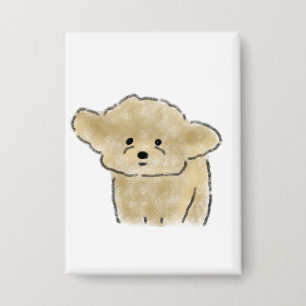 Light Brown Poodle Dog Puppy Portrait