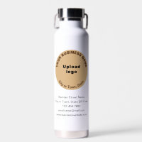 Light Brown Round Business Brand on Insulated
