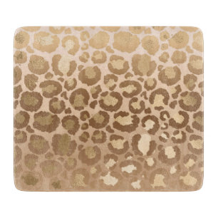 Light Brown Tiger Stripes Animal Print Safari Cutting Board
