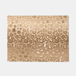 Light Brown Tiger Stripes Animal Print Safari Doormat