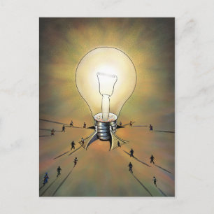 Light Bulb Arena Postcard