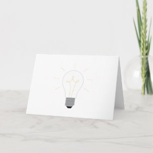 Light Bulb Card