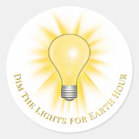 Light Bulb Dim The Lights Earth Hour