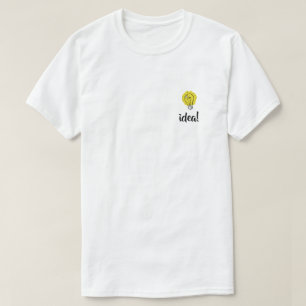 Light Bulb Idea Illustration T-shirt