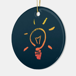 Light bulb lamp retro lightbulb smart electrician ceramic ornament