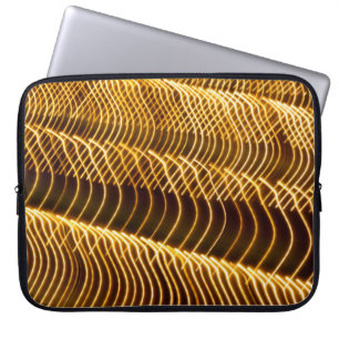light bulb patternabstract, background, ball, blur laptop sleeve