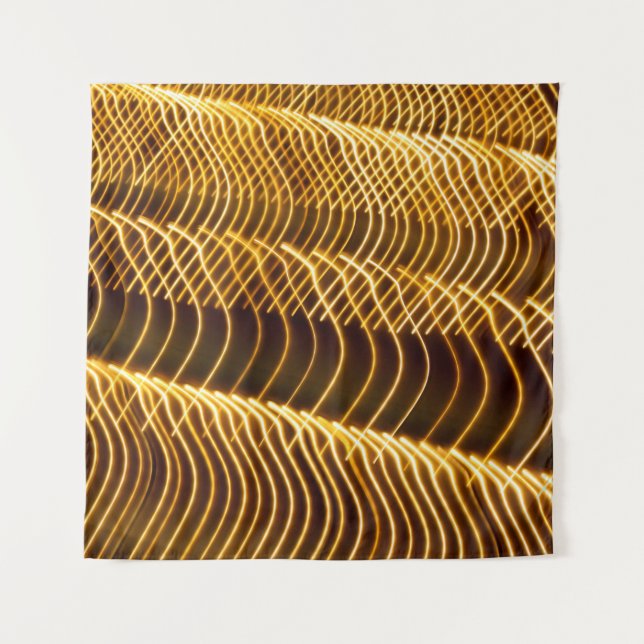 light bulb patternabstract, background, ball, blur tapestry (Front)