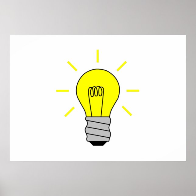 Light Bulb Poster (Front)
