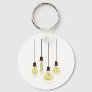 Light Bulbs Key Ring