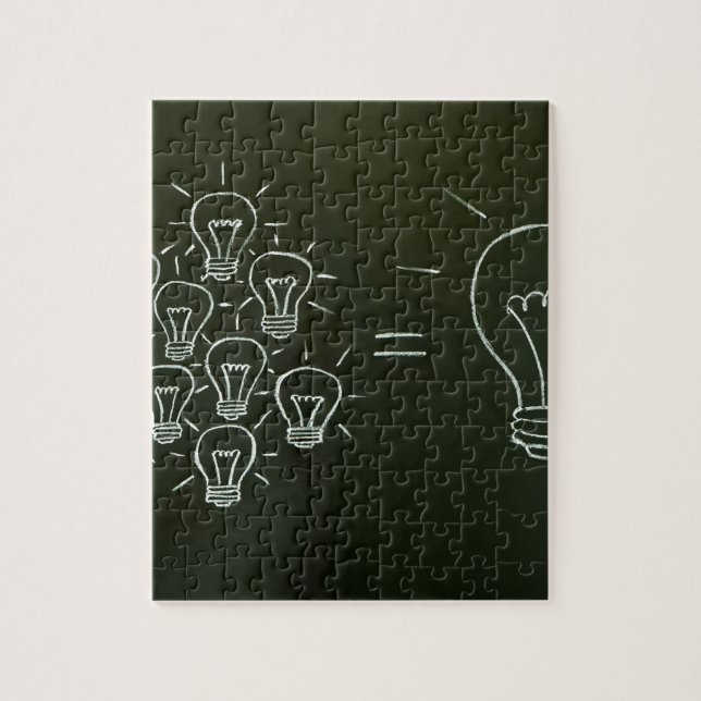 Light bulbs teamwork concept.jpg jigsaw puzzle (Vertical)