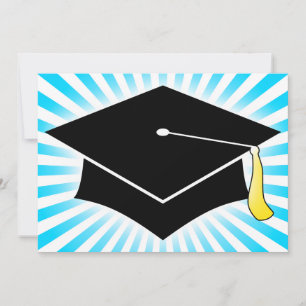 light burst graduation cap announcement