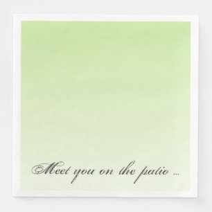 Light Celery Green Patio Napkin