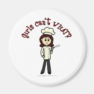 Light Chef Girl Magnet