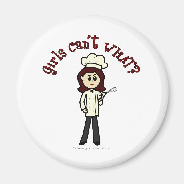 Light Chef Girl Magnet (Front)