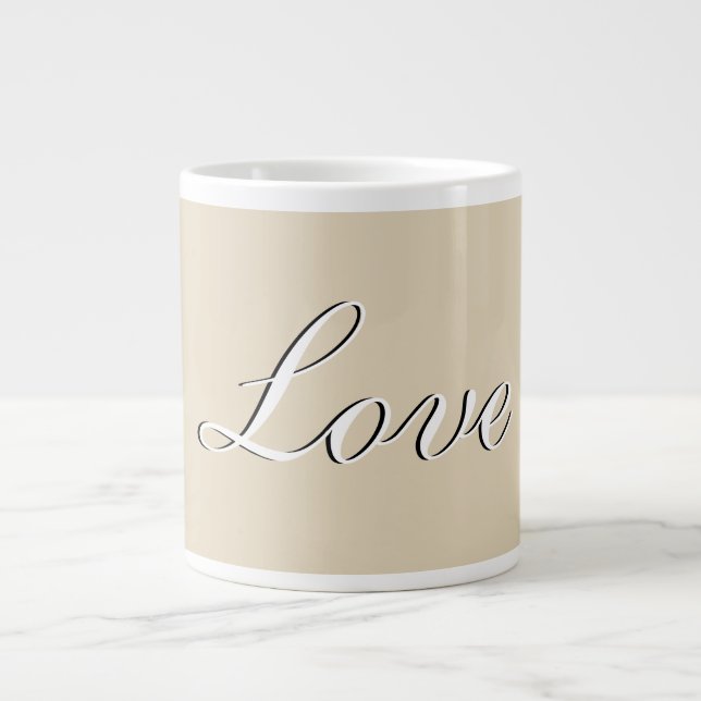 Light Chocolate Love Mug (Front)