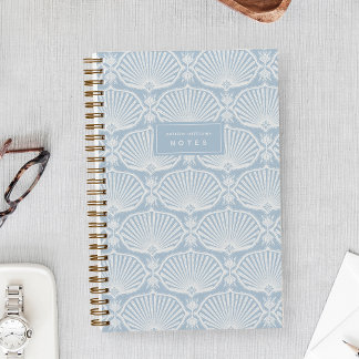 Light Coastal Blue | Deco Fans Personalised Notebook